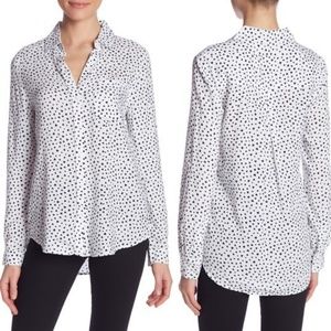 Beachlunchlounge Alana printed button front blouse